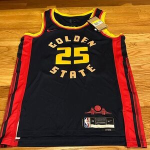 Nike Golden State Basketball Jersey Matthew #25 in Yellow & Red NWT size small